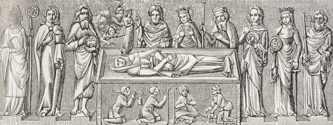 Après le bas-relief sur la tombe d