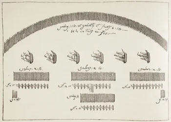 Plan de la bataille navale de Lépante, 7 octobre