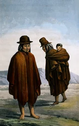 Indiens des plaines de Bogota, gravure par Paul Legrand