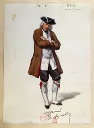 Costume pour Luisa Miller de Giuseppe Verdi