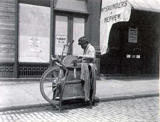 Un Aiguiseur de Couteaux de Londres