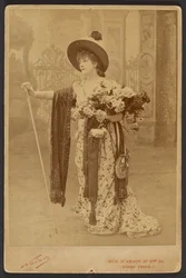 Sarah Bernhardt dans le rôle de Floria dans La Tosca