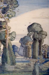 Un paysage à Wood Lane
