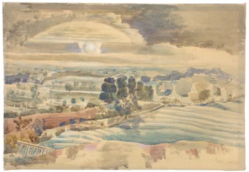 Lever de soleil sur la vallée
