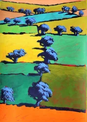 Black Moor, 2021 (acrylique sur papier)