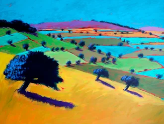 Broadway, 2024 (acrylique sur panneau)