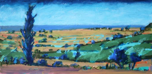 Côte du Devon, 2021 (acrylique sur panneau)