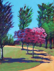 Quatre saisons, 2021 (acrylique sur panneau)