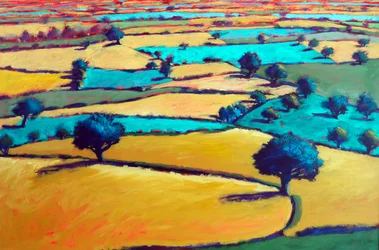 From Ragged Stone, 2025 (acrylique sur panneau)