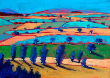 From The Beacon, 2024 (acrylique sur panneau)