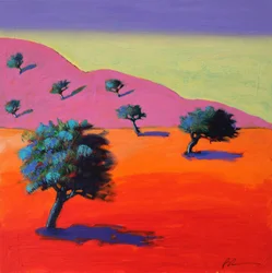 Ibiza, 2021 (acrylique sur panneau)