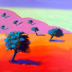 Ibiza, 2024 (acrylique sur panneau)
