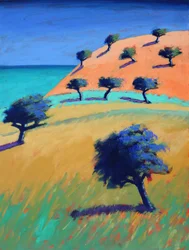 Ibiza II, 2021 (acrylique sur panneau)