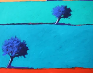 Ibiza II #2, 2022 (acrylique sur panneau)