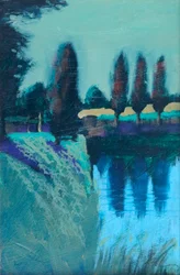 Nocturne, 2024 (acrylique sur panneau)