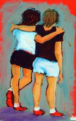 Pals, 2024 (acrylique sur papier)