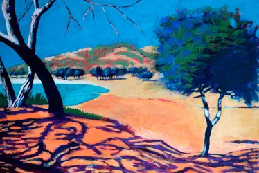 Peguera #1, 2021 (acrylique sur panneau)