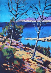 Peguera, 2021 (acrylique sur papier)