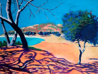 Peguera #3, 2021 (acrylique sur panneau)