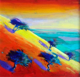 Ragged Stone, 2024 (acrylique sur panneau)