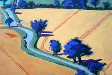 Rural Lane #2, 2022 (acrylique sur panneau)