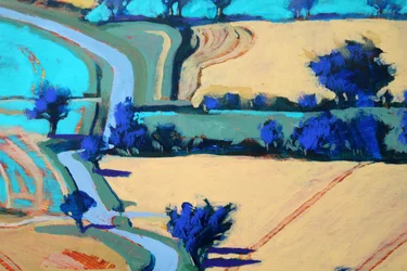 Rural Lane #3, 2022 (acrylique sur panneau)