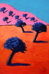 Siesta, 2022 (acrylique sur panneau)