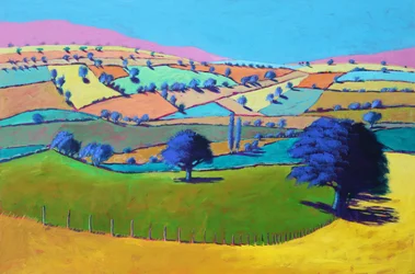 Summer Coombe, 2021 (acrylique sur panneau)