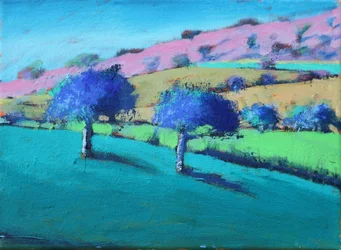 Printemps de Swineyard Hill, 2021 (acrylique sur toile)