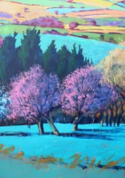 Vallée de la Teme en avril (détail)