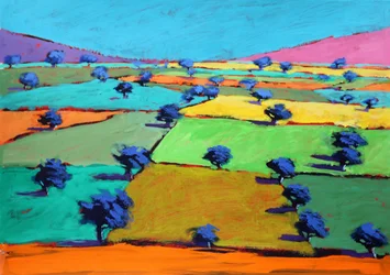 The Gullet, 2021 (acrylique sur papier)
