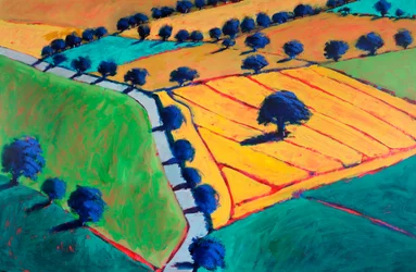 Towards Upton #2, 2024 (acrylique sur panneau)
