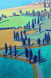 Toscane, 2021 (acrylique sur panneau)