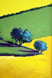 Gros plan de chêne à feuilles blanches 9