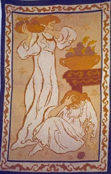 Femmes en blanc Tapisserie par Paul Ranson (1864-1909) 20ème siècle Paris, musée municipal d