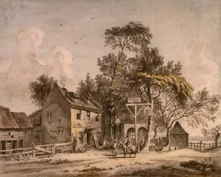 Une maison publique par Paul Sandby, RA