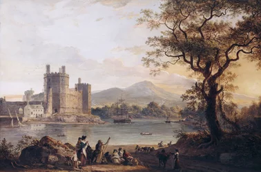 Château de Caernarvon, années 1790