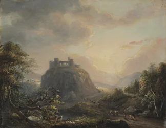 Paysage avec château