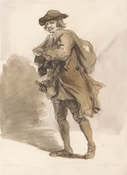 Les Cris de Londres : Un Homme avec une Bouteille
