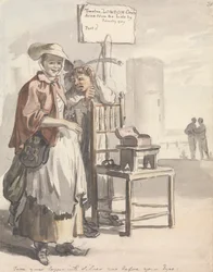 Les cris de Londres : "Transformez votre cuivre en argent maintenant sous vos yeux" (Page de titre)