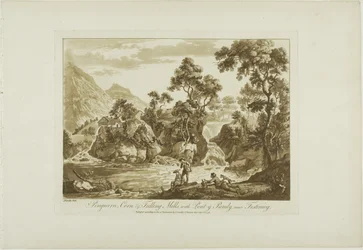 Moulins à maïs et à foulon de Pengnern, avec Pont y Pandy, près de Festiniog