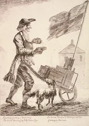 Vendeur de pudding, Cris de Londres, 1760