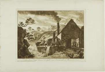 La Forge de fer entre Dolgelli et Barmouth dans le Merioneth Shire