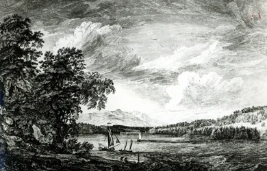 Vue de la rivière Hudson de Pakepsey