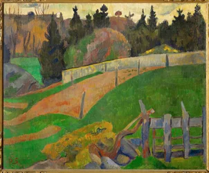 La barriere (peinture sur toile)
