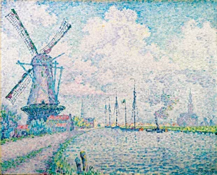 Canal à Overschie par Signac, Paul (1863-1935)