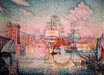 Entrée dans le port de Marseille, 1911