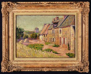 Saint-Briac, Cour à la Ville Hue, 1885