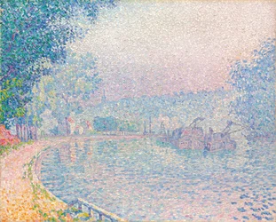 Samois, La Berge, matin