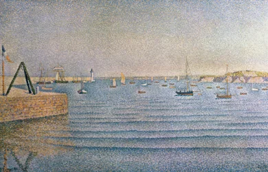 Le port de Portrieux, 1888